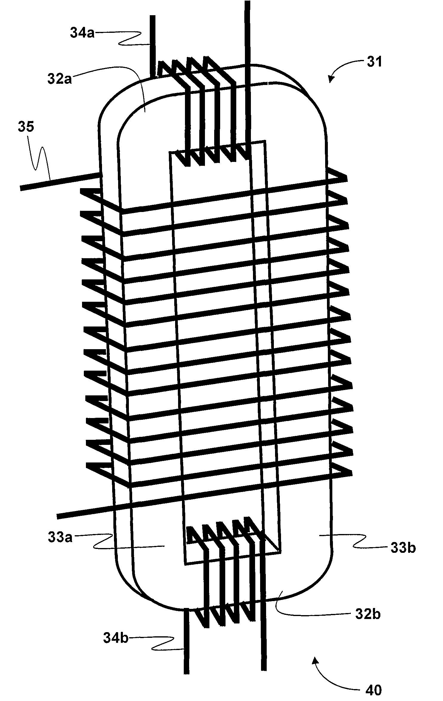 Fault current limiters (FCL) with the cores saturated by superconducting coils