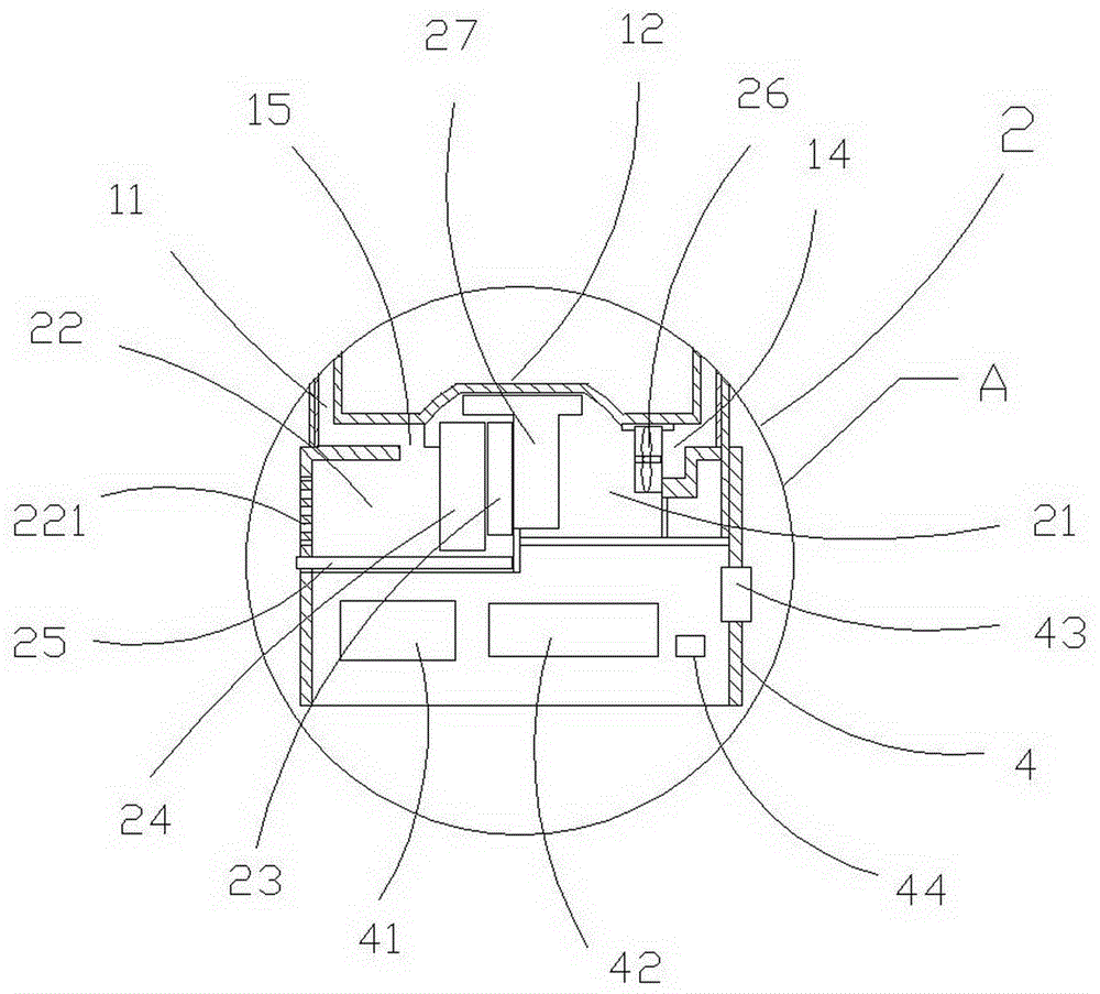 Semiconductor refrigeration structure of a soda cup