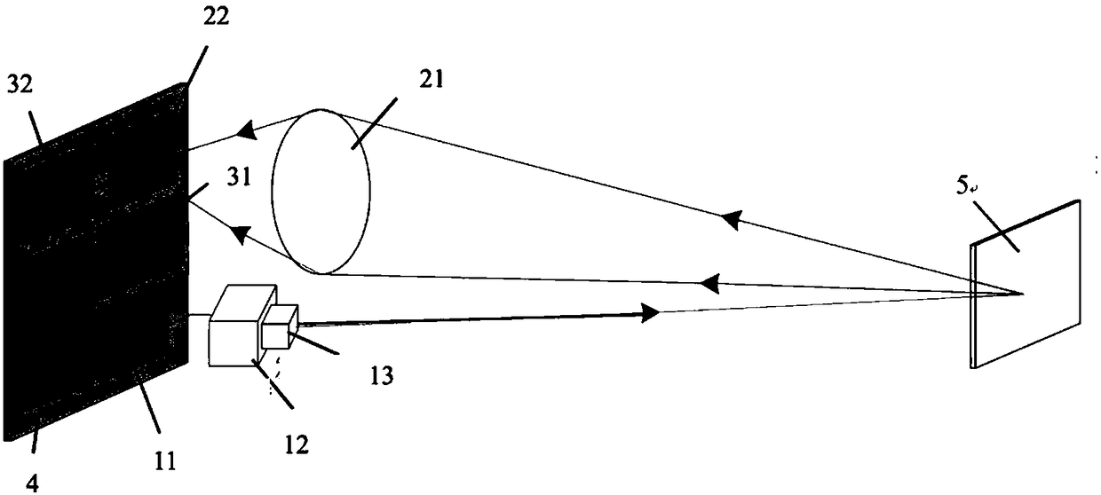 Laser radar echo wave processing system and method