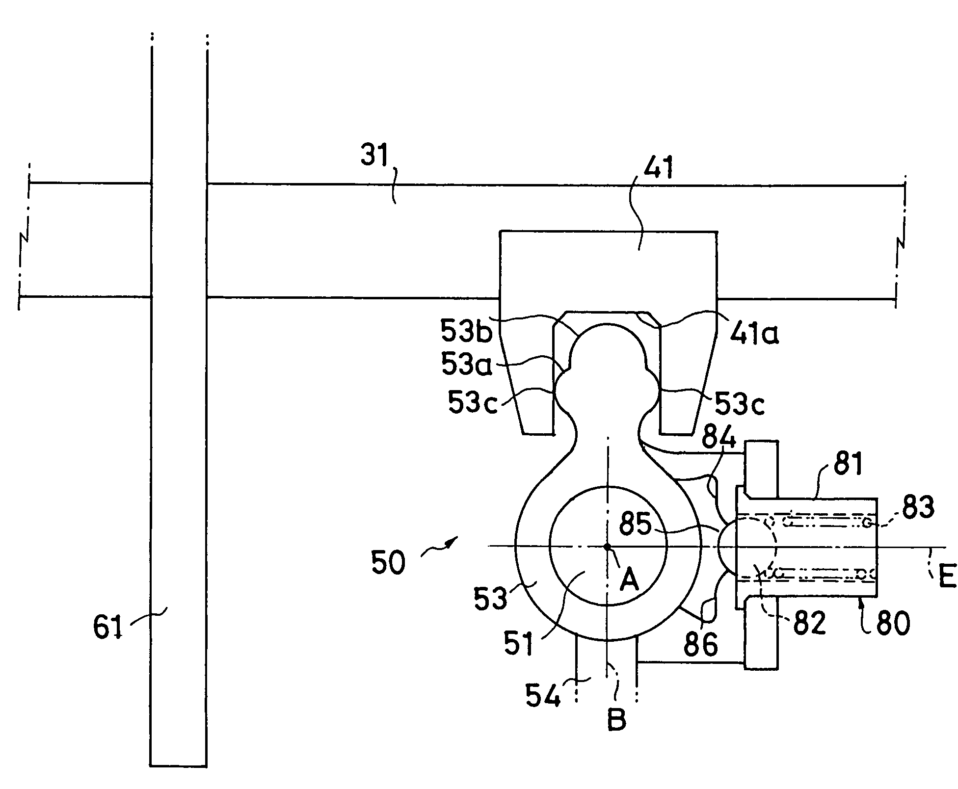 Gear-shift device of manual transmission