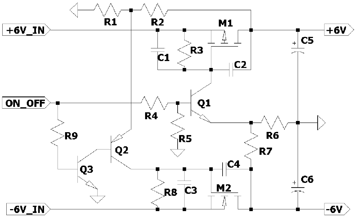 A dual power supply and power-off sequence control device and method