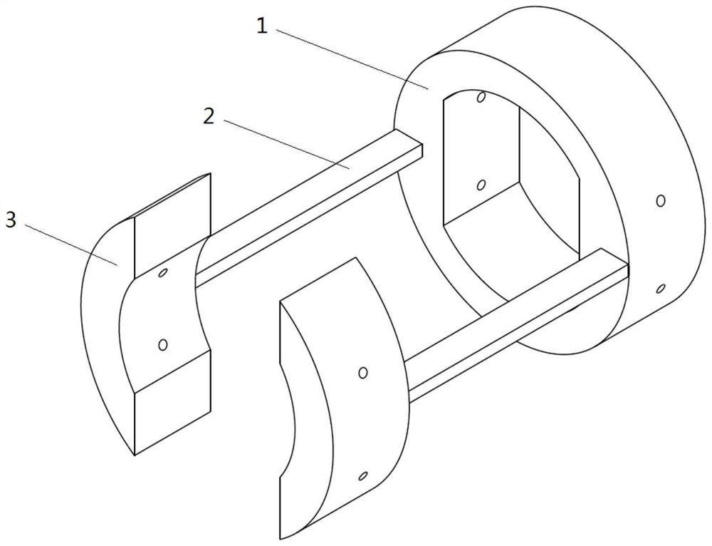 A Thin-Wall Model Double-Beam Hinged Structure and Dynamic Test Support Method