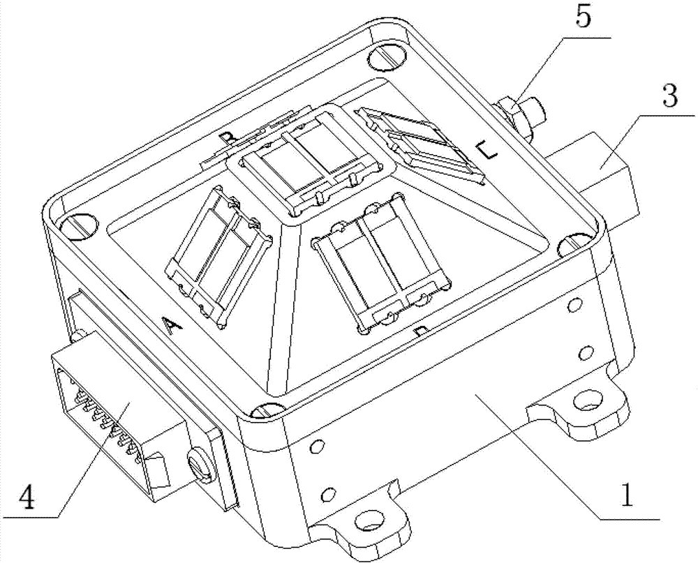 Thick sun sensor for sun azimuth angle measurement