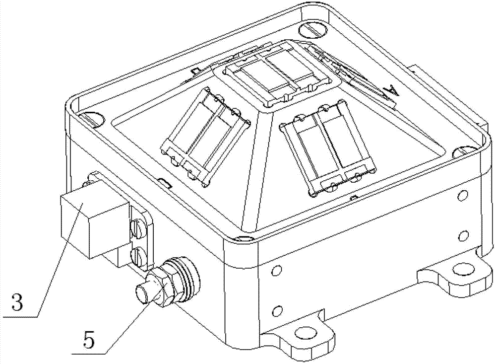 Thick sun sensor for sun azimuth angle measurement