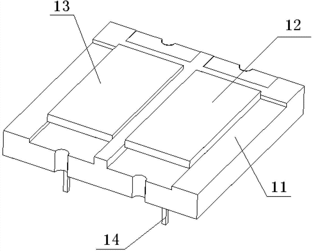 Thick sun sensor for sun azimuth angle measurement