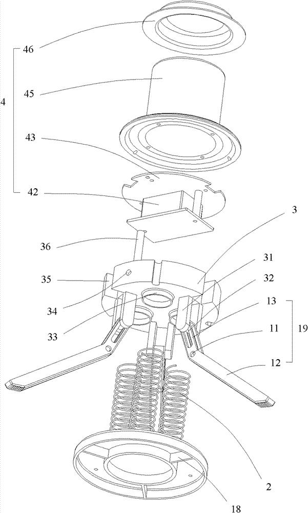 Scaleable camping lamp