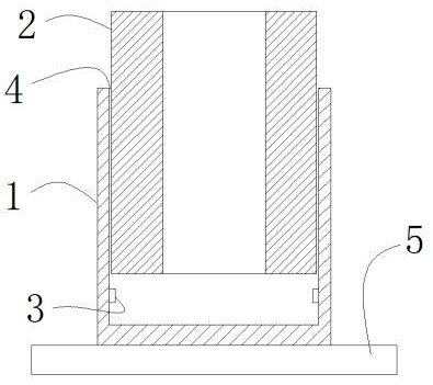 Assembling method for aligning and positioning through self-weight sinking in motor stator hot jacket process