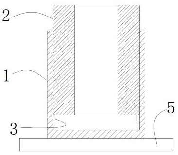 Assembling method for aligning and positioning through self-weight sinking in motor stator hot jacket process