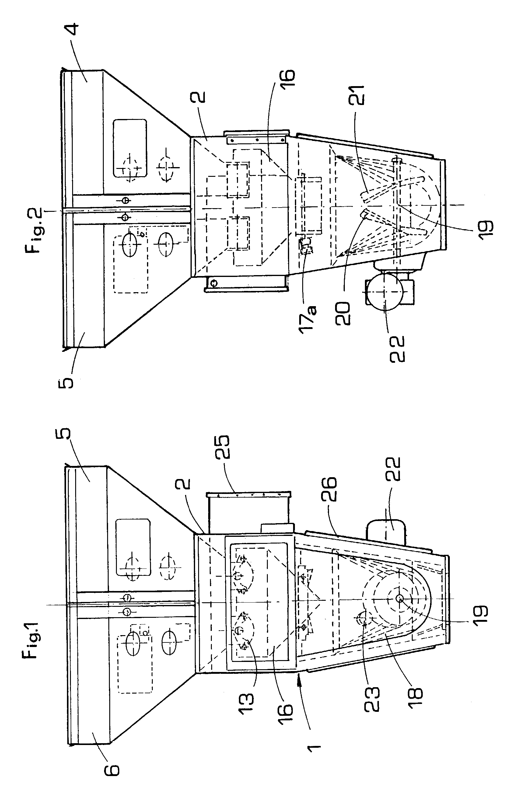 Gravimetric dosing and mixing apparatus for a plurality granular products