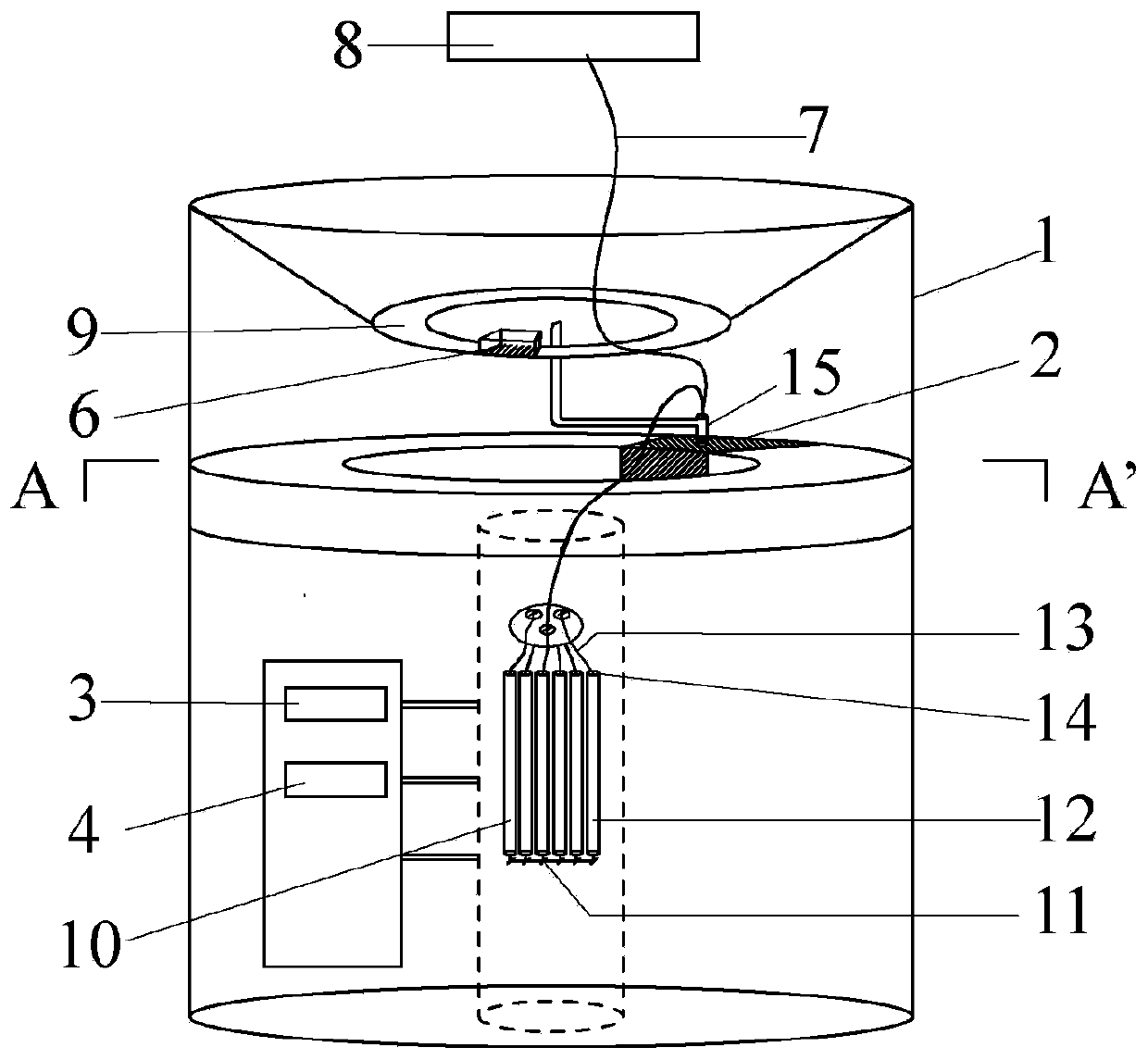 Freezing and unfreezing control system for human embryo cryopreservation