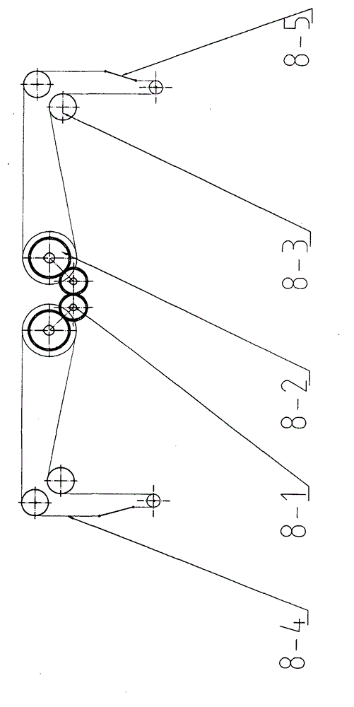 Partition-sealed deashing device of electric dust collector