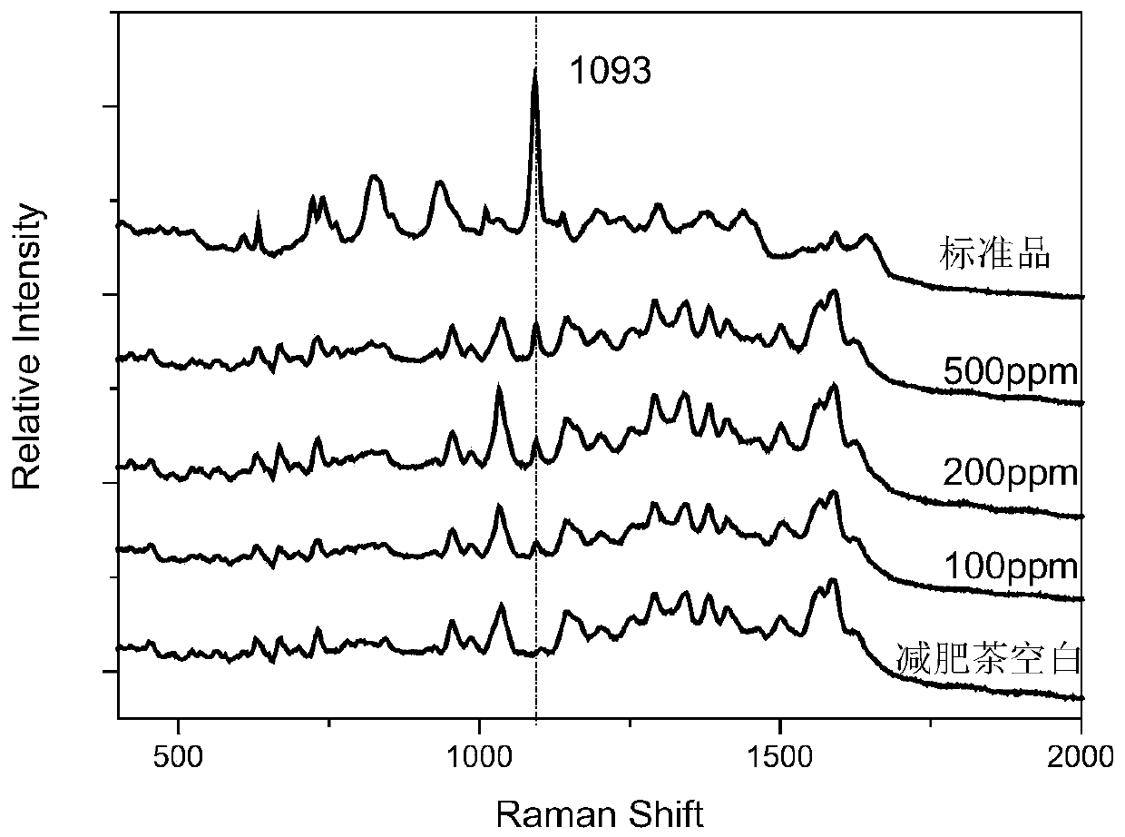 Raman rapid detection method for sibutramine in weight reducing tea