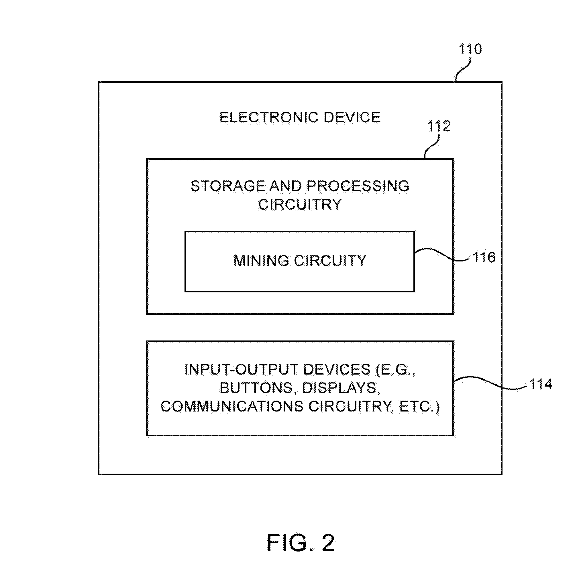 Digital currency mining circuitry having shared processing logic