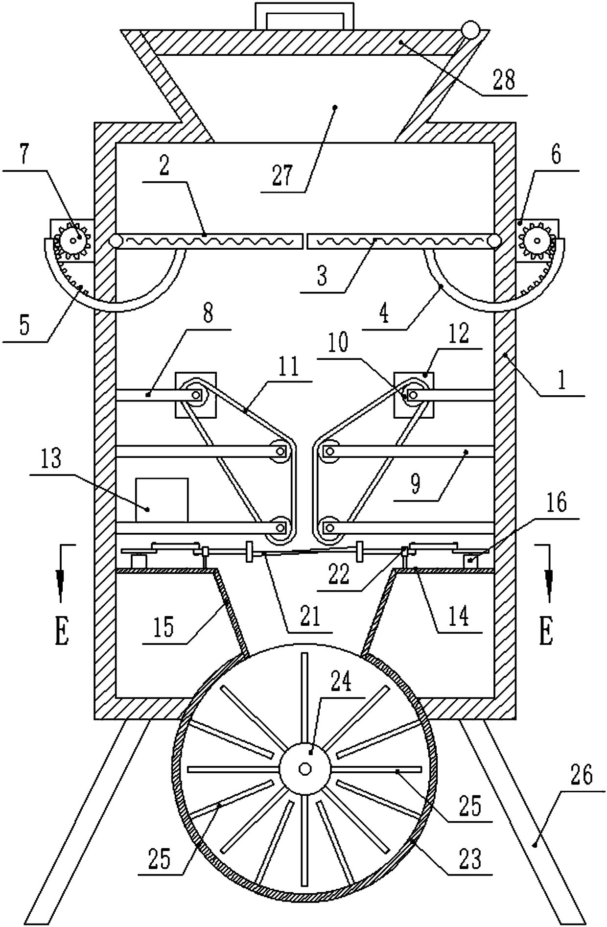 Baby diaper collecting treatment device and method