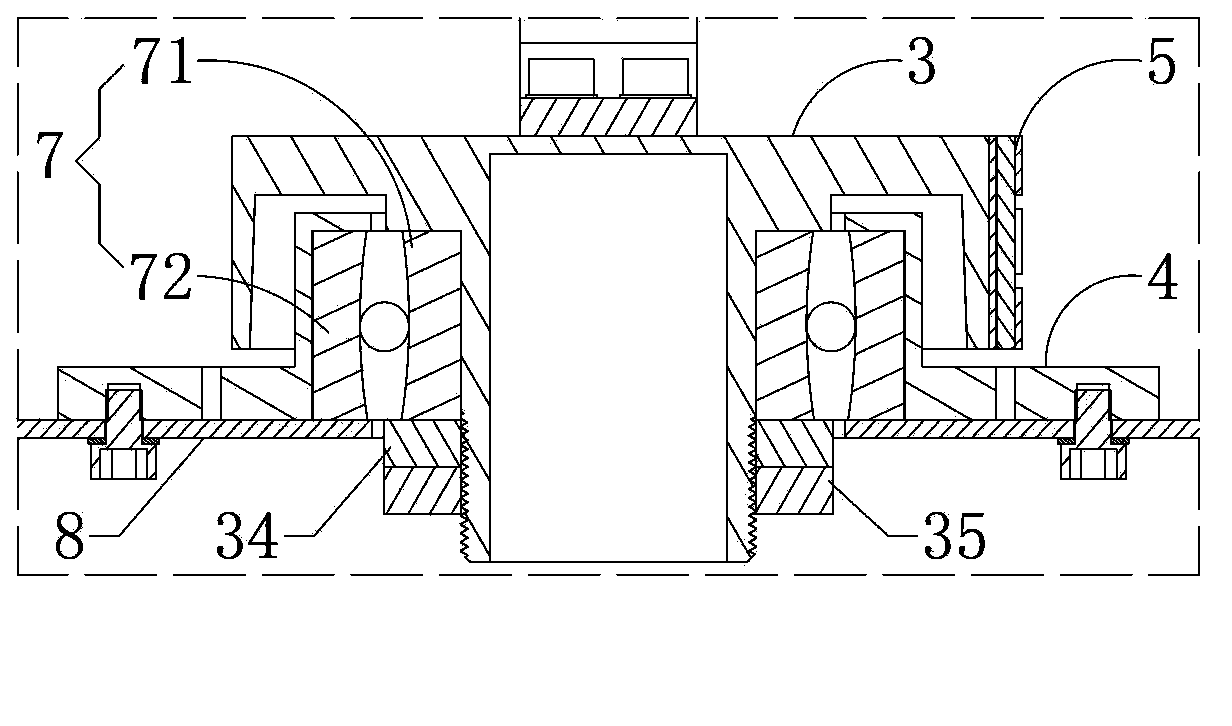 Structure for manually adjusting direction of lamp head, and lamp