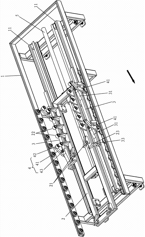 Tray separation device