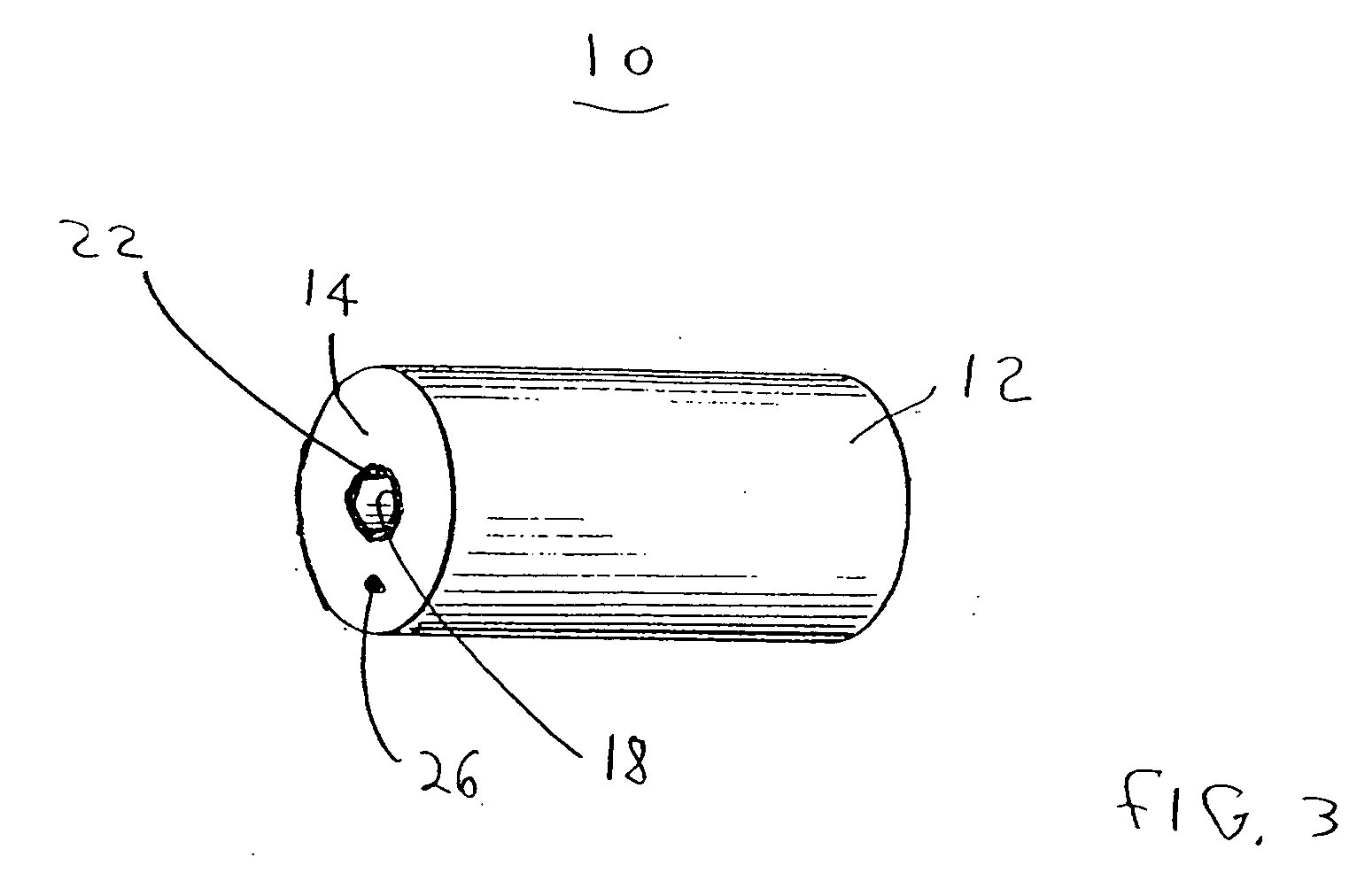 Wound capacitor having a thermal disconnect at a hot spot