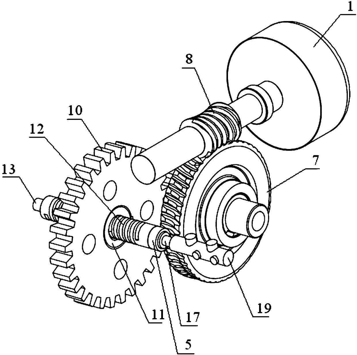 Electric power-assisted brake system with large transmission ratio