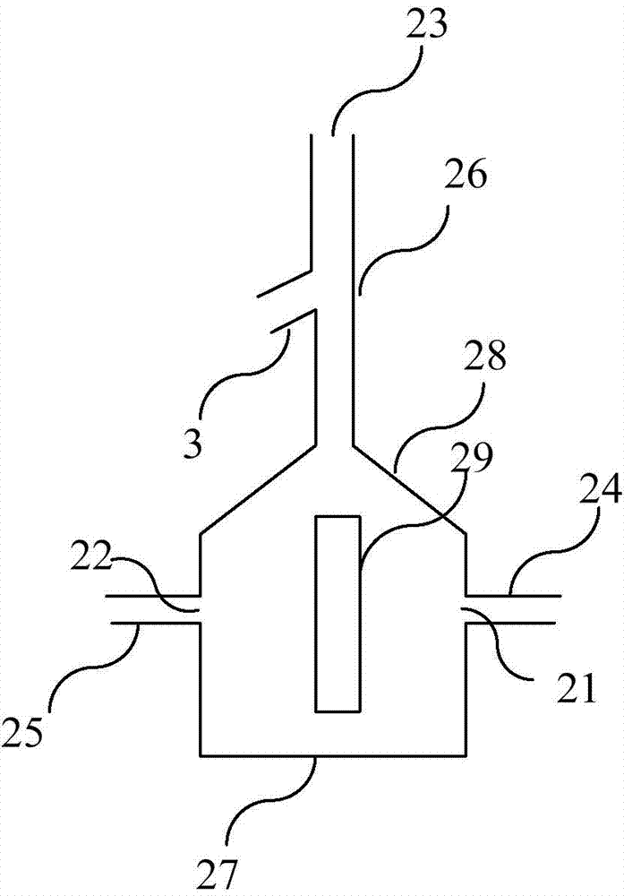 Diffusion gas flushing system