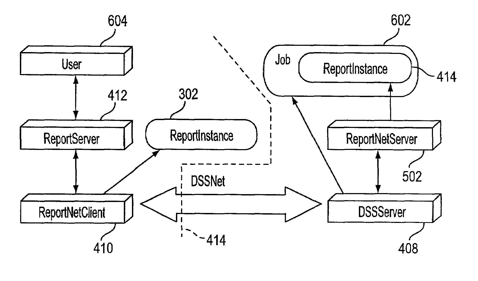 System and method for run-time report resolution of reports that include prompt objects