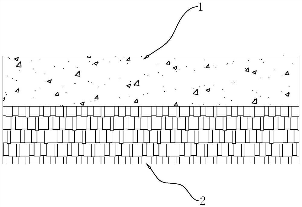 A kind of isatidis composite fabric