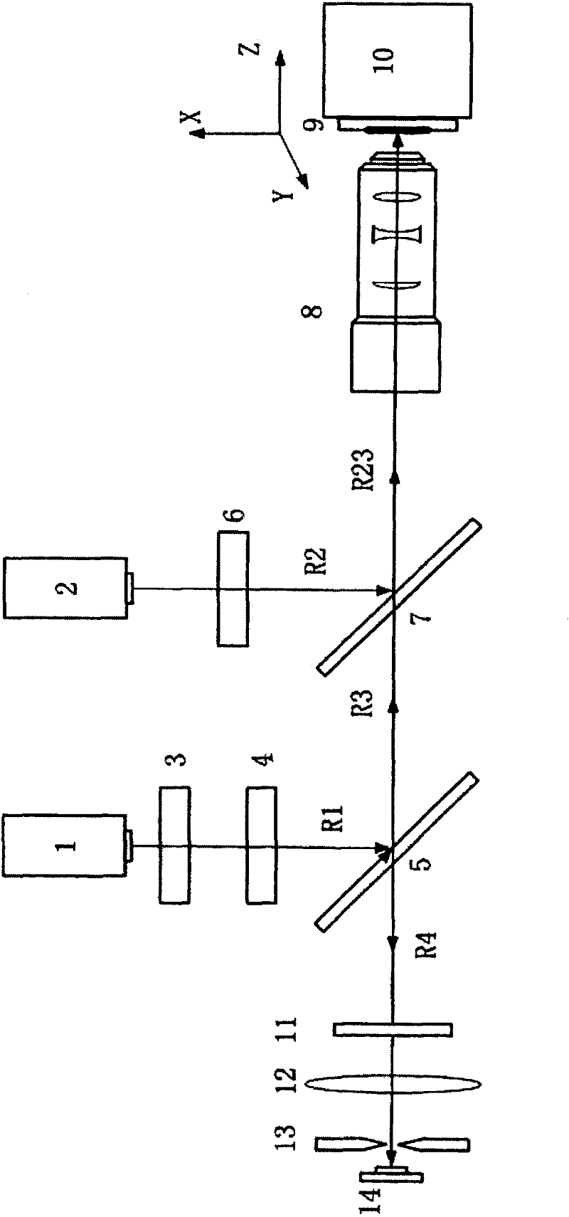 Super-resolution fluorescence microscopy method and device based on tangential polarization