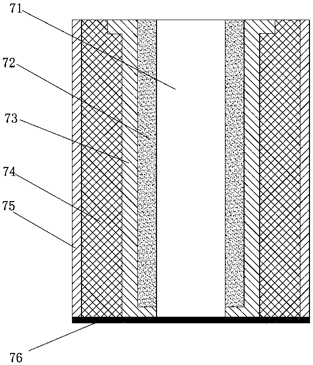 Rapid sintering furnace for metallic oxide ceramic material and sintering process of rapid sintering furnace