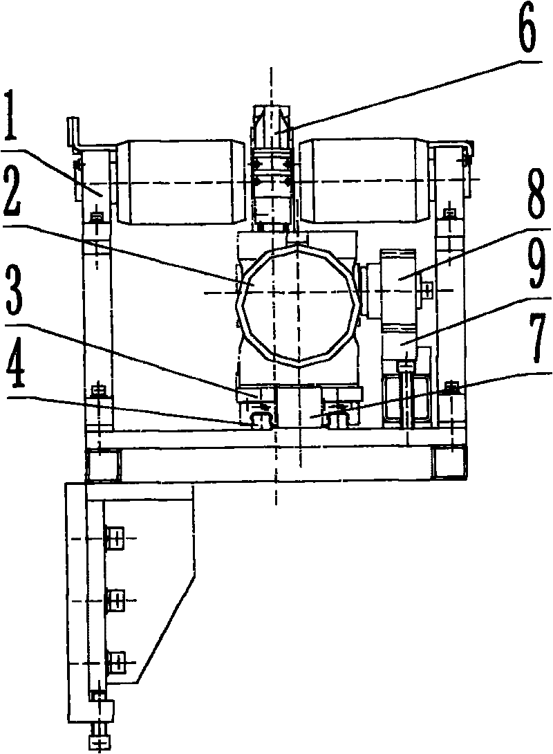 Clamp type sheet automatic-feeding device of hydraulic machine