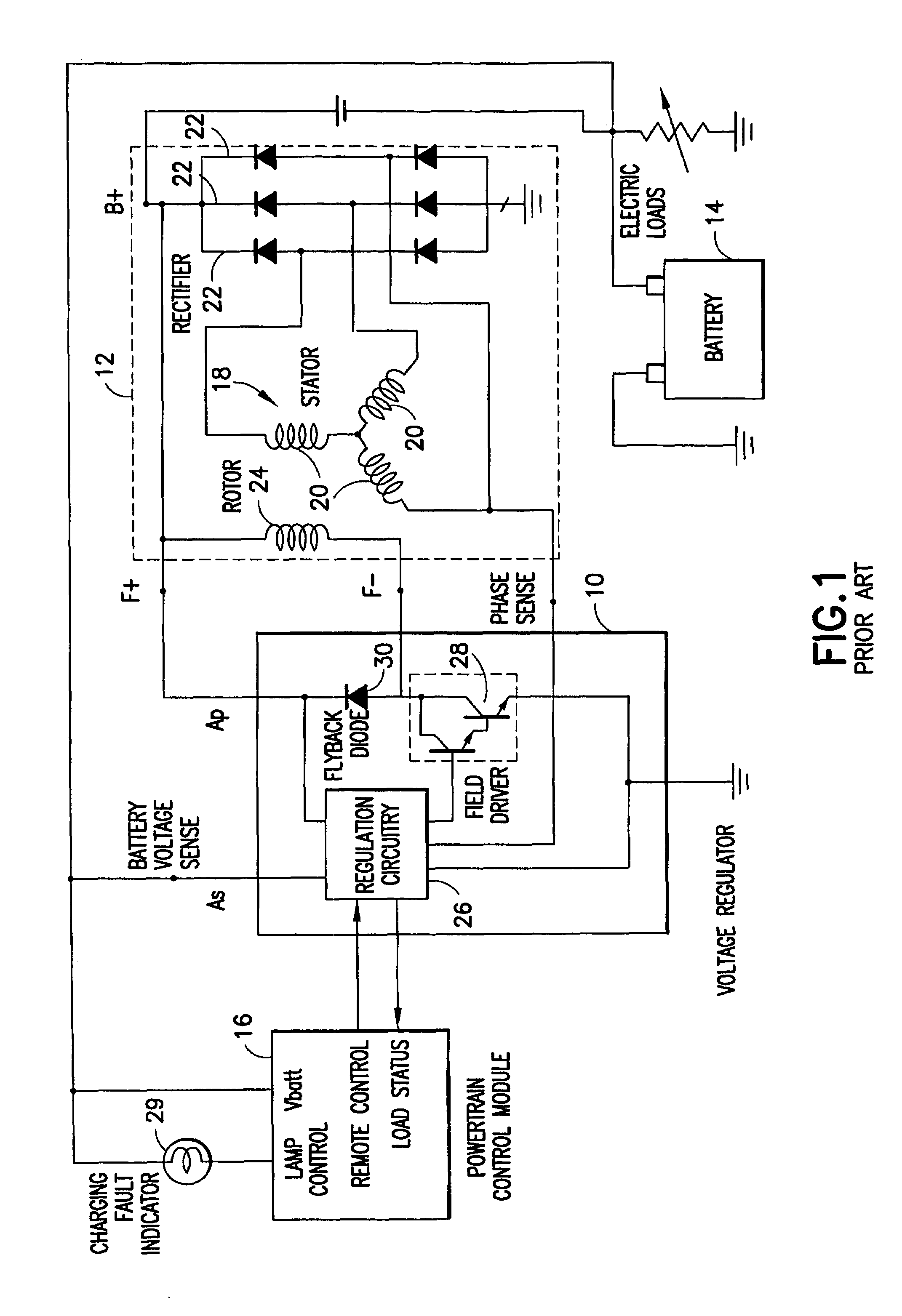 Active integrated rectifier regulator