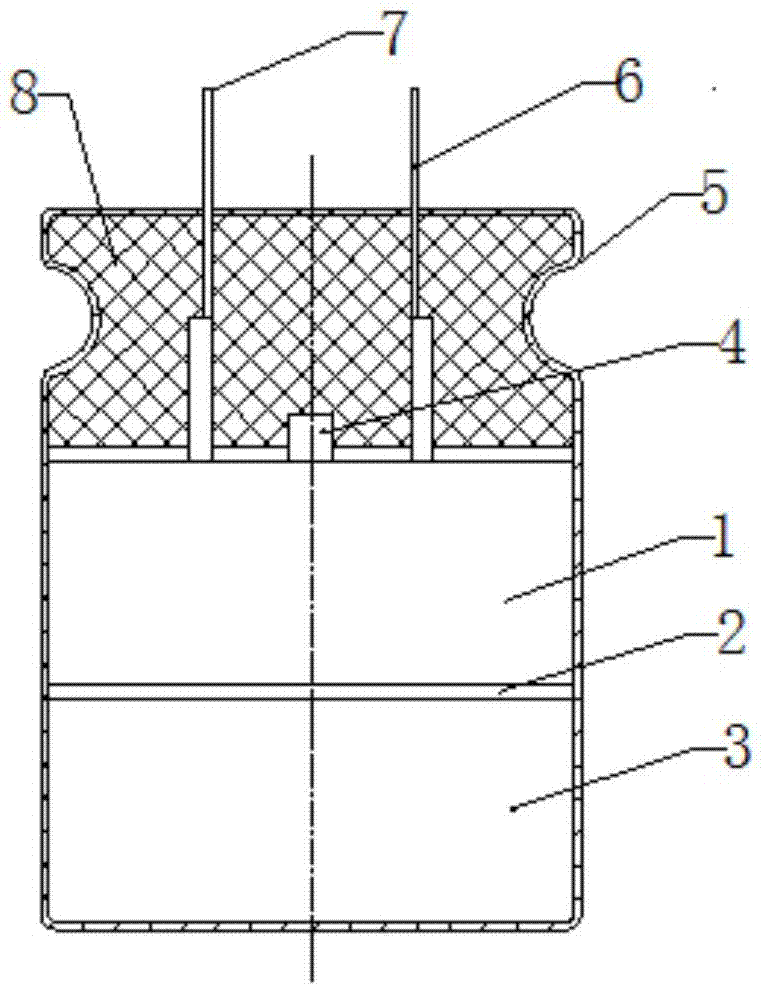 Column type super capacitor