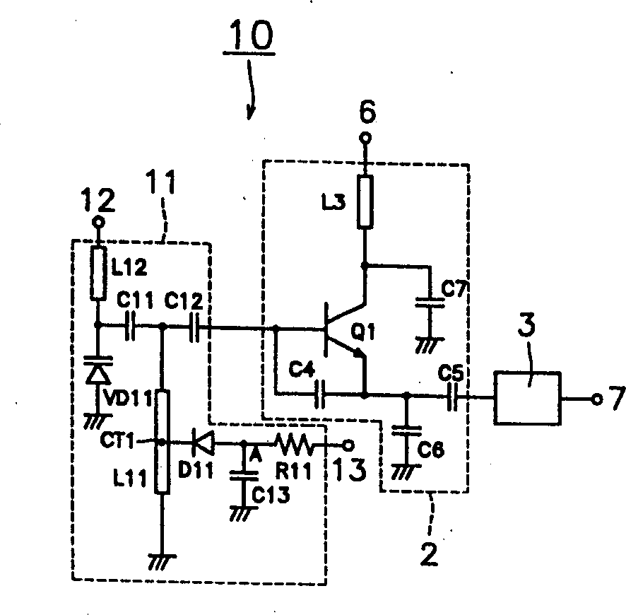 Pressure controlling oscillator and communication device therwith