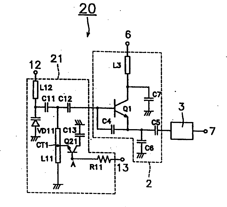 Pressure controlling oscillator and communication device therwith