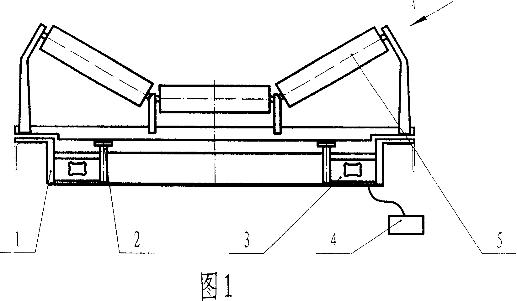 Non-tachogenerator belt conveyer scale