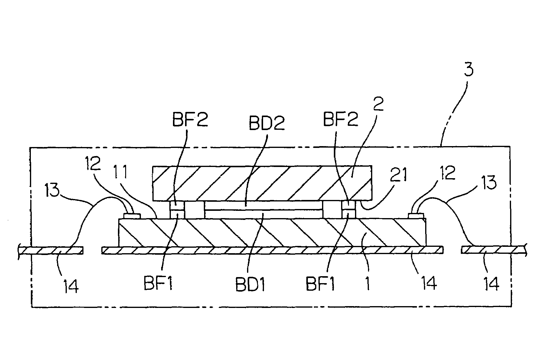 Semiconductor chip and production thereof, and semiconductor device having semiconductor chip bonded to solid device