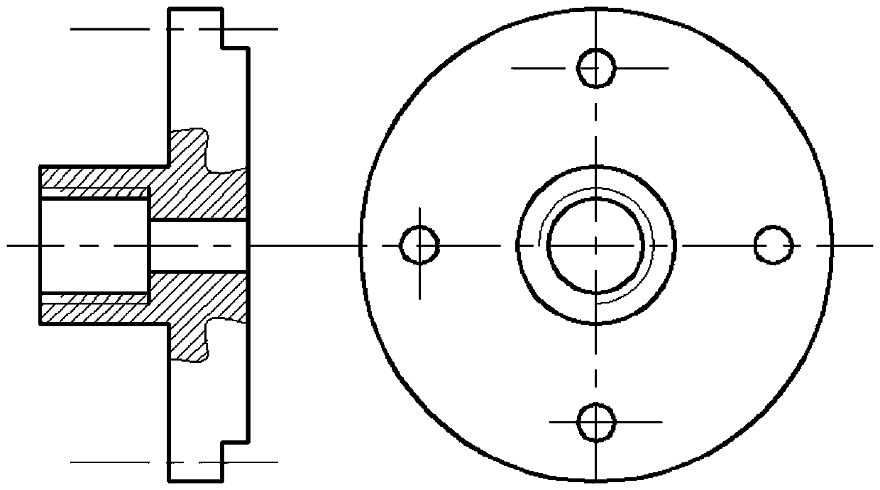 A single-point incremental forming processing device for tubular parts