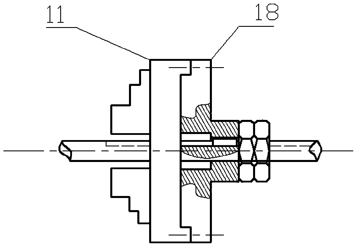 A single-point incremental forming processing device for tubular parts