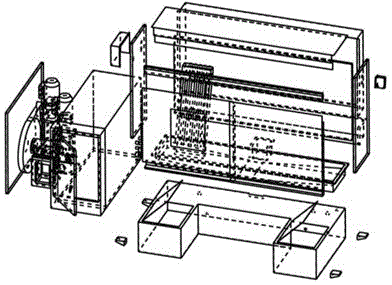 Full automatic closing type stripping imaging machine