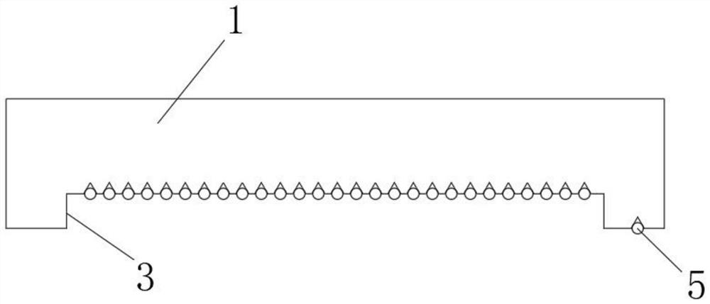 Cutting method for upper and lower grooving of 2DV groove cover plate