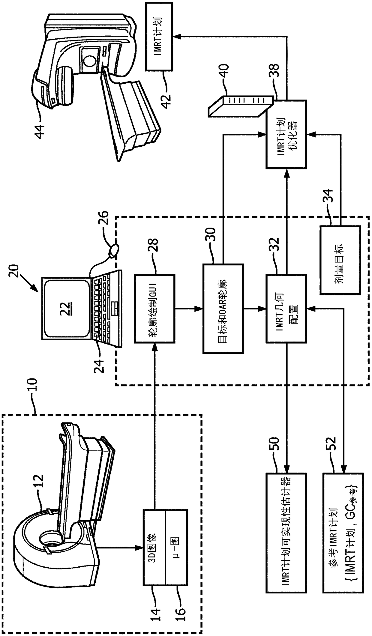 Pre-optimization method for quick prediction of achievability of clinical goals in intensity modulated radiation therapy