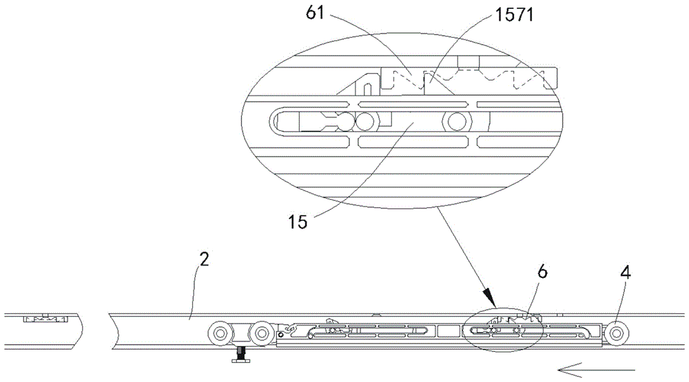 Two-way buffer pulley system