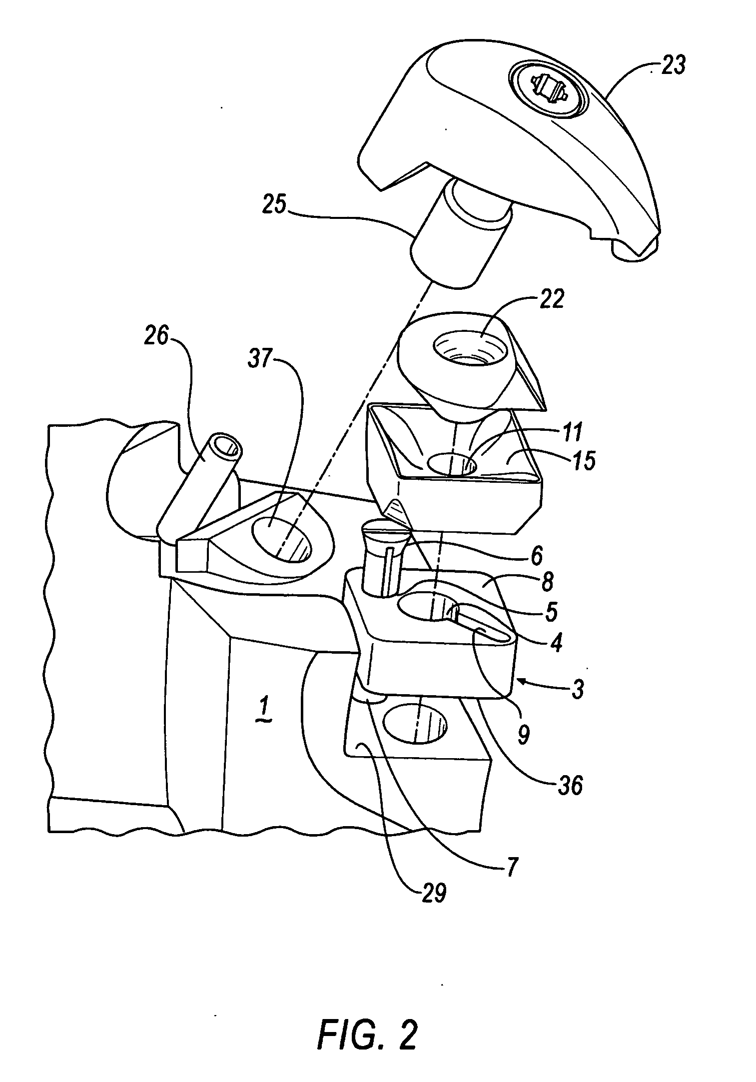 Metal cutting system for effective coolant delivery