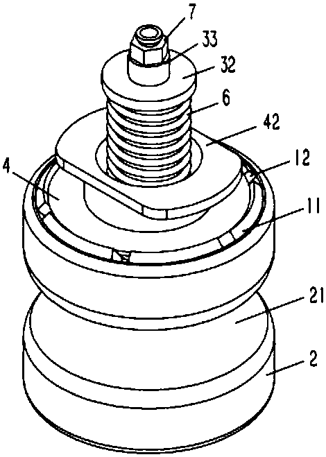 Rubber sealing plug for airtight test