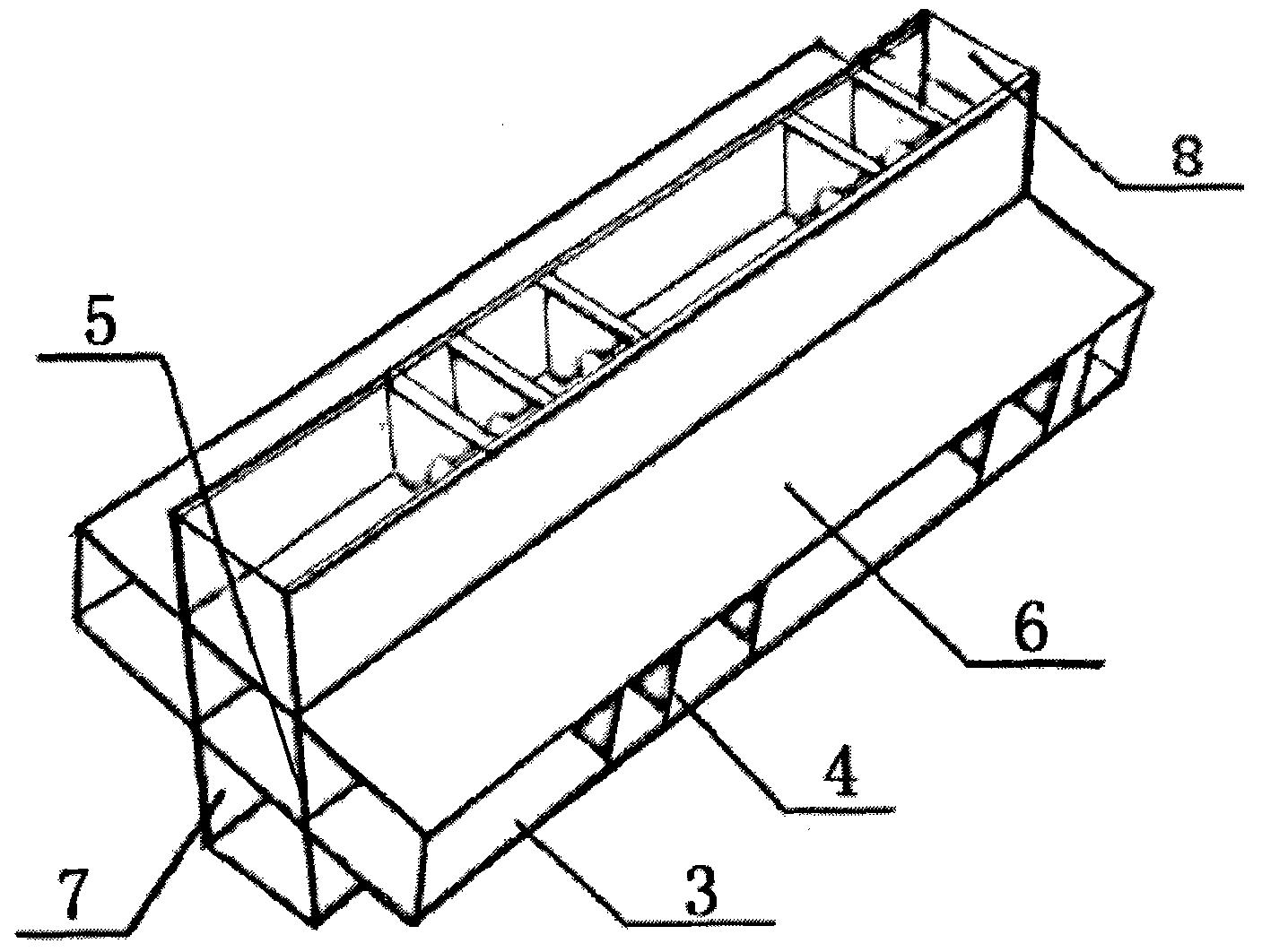 Combined steel column and manufacturing method thereof