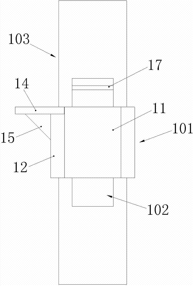 Step-by-step tightening-type template limiting fastener