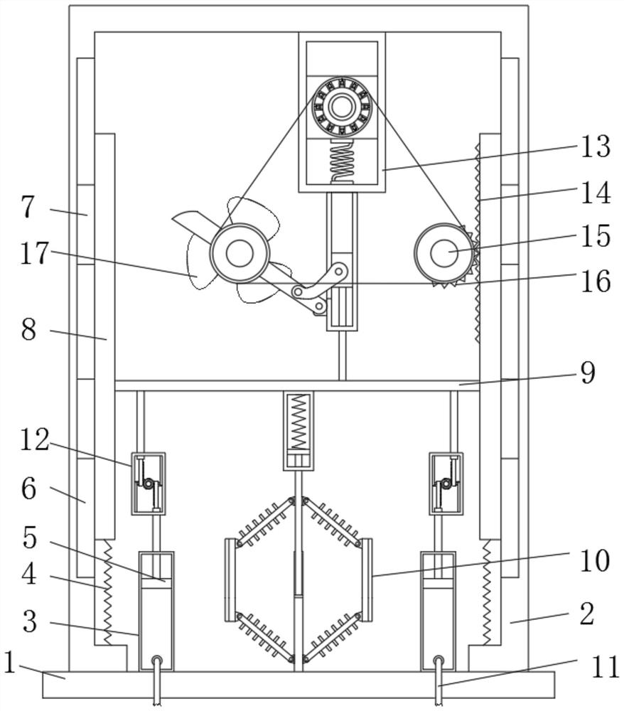 Heat dissipation structure for submarine communication equipment