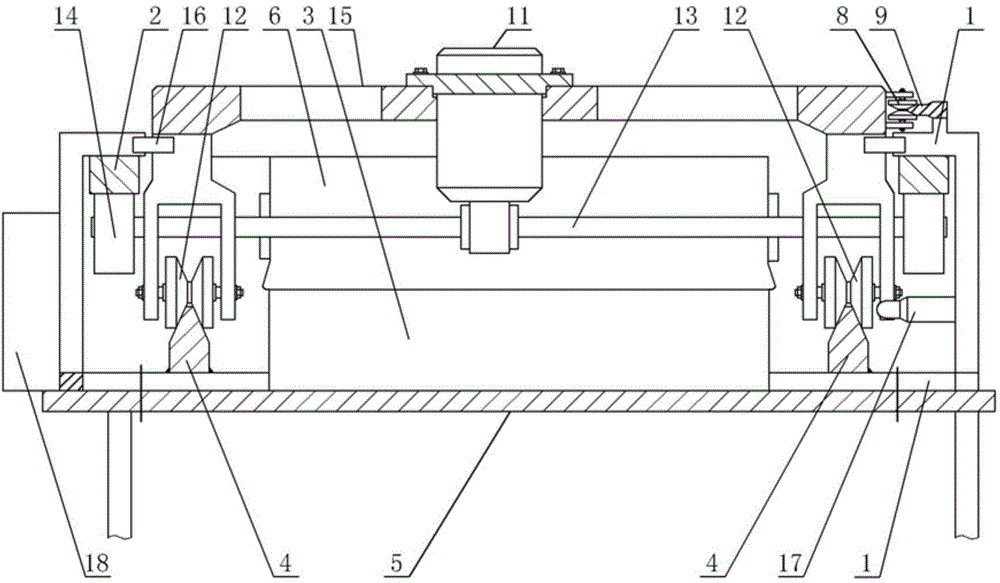 Surface cleaning device for solar cell module