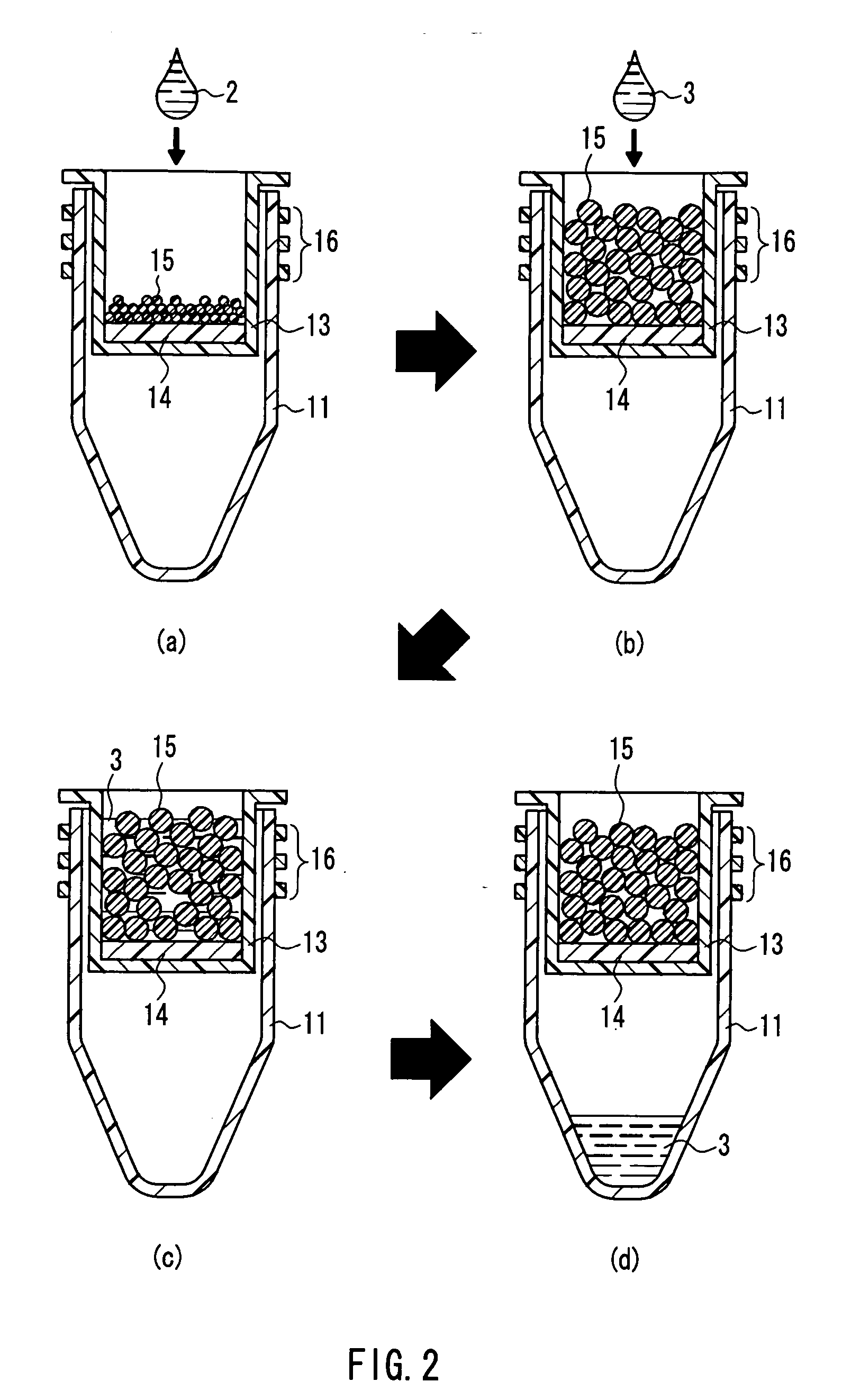 Microorganism or cell collecting method, and microorganism or cell collecting implement used for the method