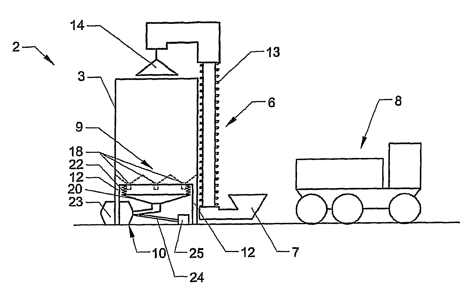 Concrete production plant