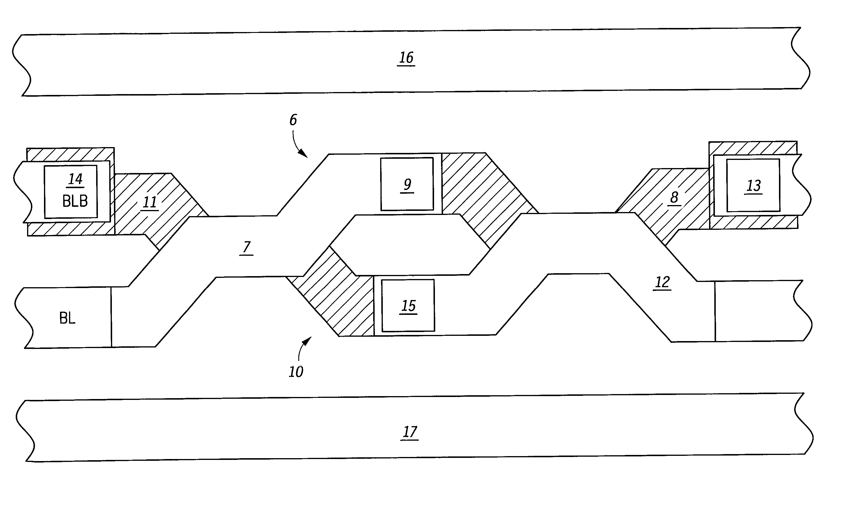 Integrated circuit having a balanced twist for differential signal lines