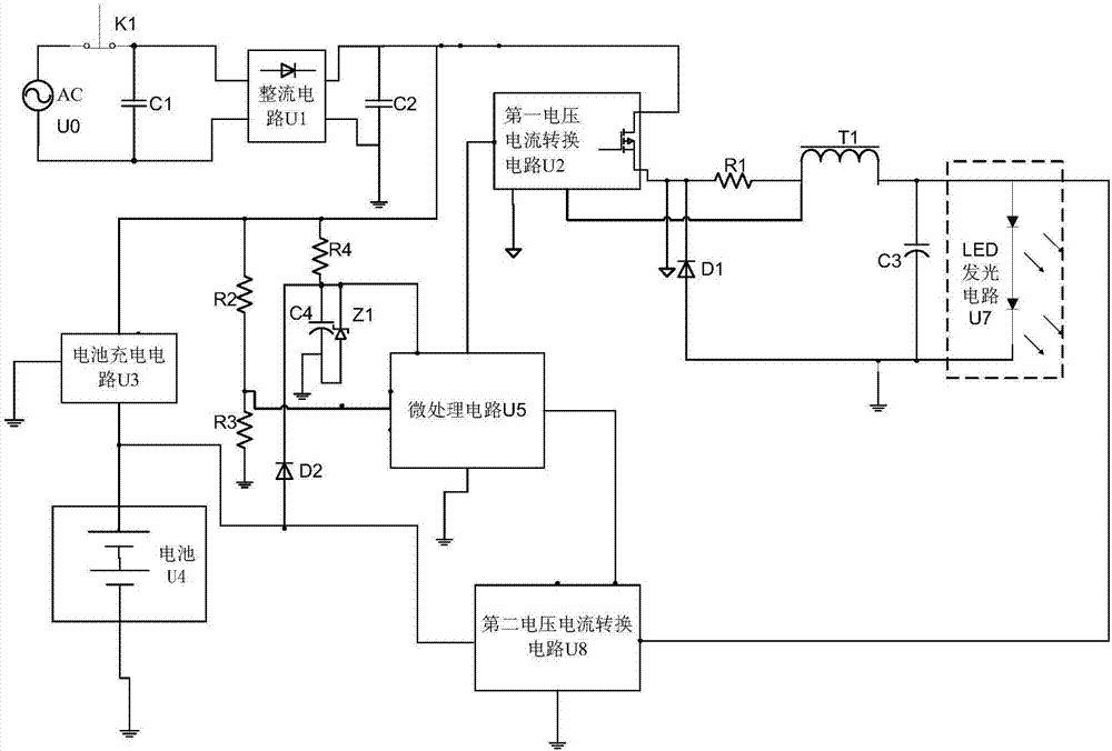 Illumination apparatus with emergency function